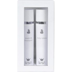 BamBam - Cadeaudoos Bad Set - Wit - Giftset met Wash & Shampoo en Bodylotion
