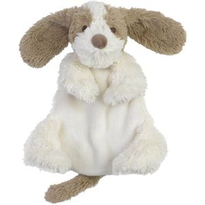 Happy Horse Hond David Knuffeldoekje - Wit/Beige - Baby cadeau