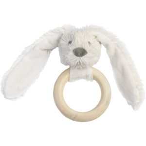 Happy Horse Konijn Richie Houten Bijtring - Wit - Baby cadeau