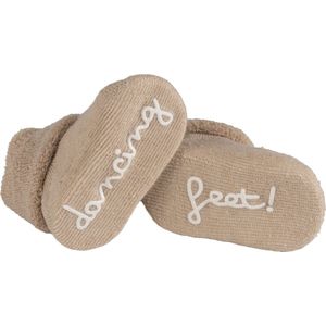 Socks "Dancing feet" Beige
