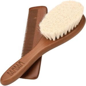 BamBam - Brush and Comb - Kapset - Naturel - Eco-vriendelijk Hout