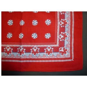 Boerenzakdoek rood 55x55cm