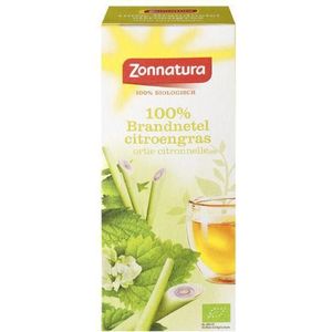 Zonnatura Thee Brandnetel-Citroengras 20 zakjes