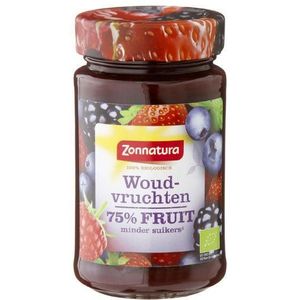 Zonnatura Fruitspread Woudvruchten 75% 250 Gram
