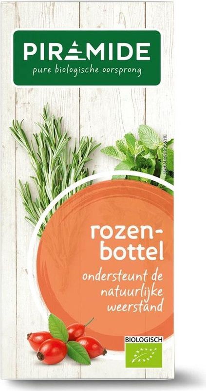 Piramide Kruidenthee Bio Rozenbottel 20 stuks