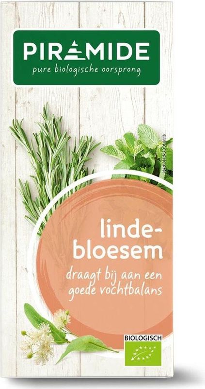 Piramide Kruidenthee Bio Lindebloesem 20 stuks