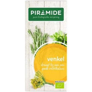 Piramide - Thee Venkel - Kruidenthee - Groene Verpakking - 20 Stuks