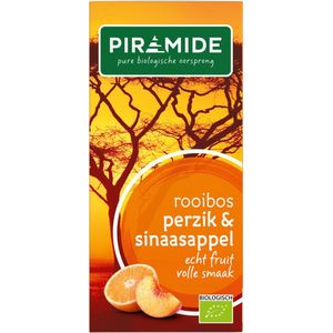 Piramide Rooibos perzik sinaasappel thee bio (20st)