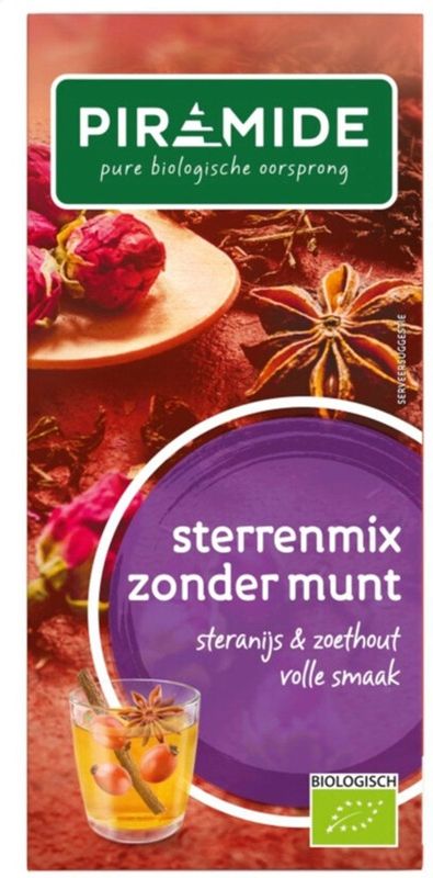 PIRAMIDE THEE STERRENMIX ZONDER MUNT