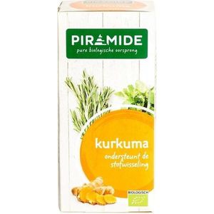 Piramide Kruidenthee Bio Kurkuma 20 stuks
