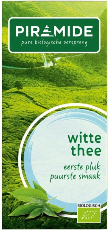 Piramide Biologische Witte Theezakjes 20 zakjes