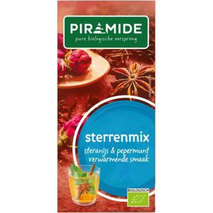Piramide Biologische Theezakjes stukserrenmix 20 zakjes