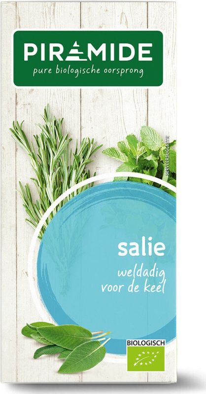 Piramide - Salie Thee - 20 Zakjes - Eko Bio