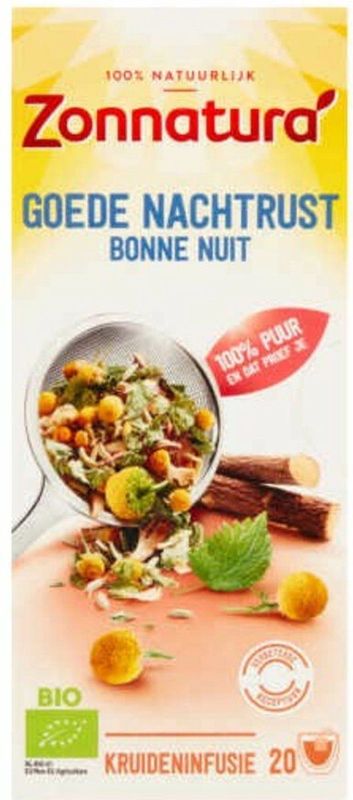 Zonnatura Thee Goede Nachtrust Bio 20 stuks