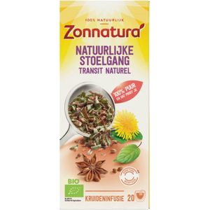 Zonnatura Thee Natuurlijke Stoelgang Biologisch 20 Stuks