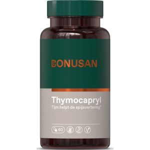 Caprylzuur - Tijm Extract - 2 Capsules - Gestandaardiseerd 0,3% Thymol