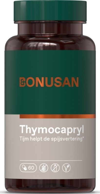 Caprylzuur - Tijm Extract - 2 Capsules - Gestandaardiseerd 0,3% Thymol