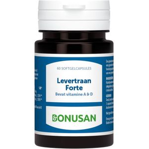 Bonusan Levertraan forte  60 Softgels