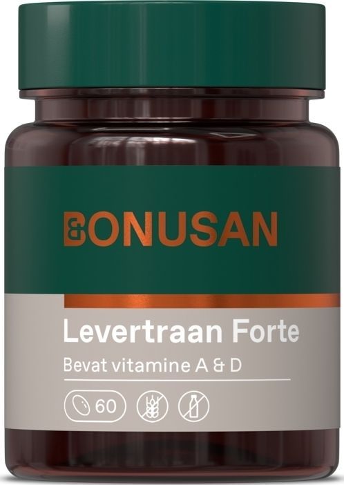 Bonusan - Levertraan Forte - Multivitaminen - 100ml - Met Vitamine A en D3
