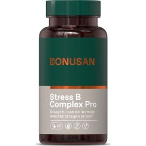 Bonusan - Stress B Complex Pro - Capsules - B-vitaminen - 240 mg Vitamine C