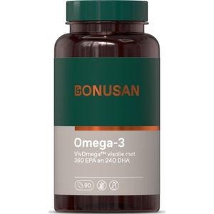 Bonusan - Omega-3 Softgels - 90 Stuks - 360 mg EPA - 240 mg DHA