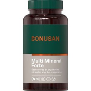 Bonusan - Multi Mineral Forte - Mineralen - Natuurlijk Aquamin® Calcium