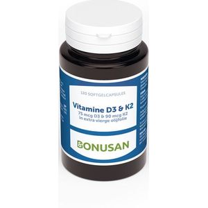 Bonusan Vitamine D3 & K2 120 softgels