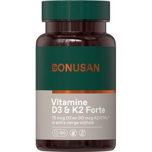 Bonusan Vitamine D3 & K2 120 softgels
