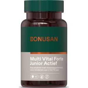 Bonusan Multi vital forte junior actief 30 kauwtabletten
