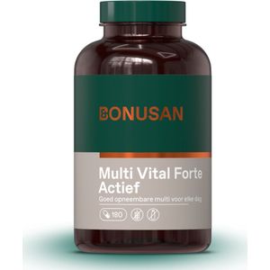 Bonusan Multi Vital Forte Actief Capsules 180 vcaps
