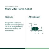 BONUSAN - Multi Vital Forte Actief - Multivitamine - 180 Capsules - Voor Dagelijks Gebruik