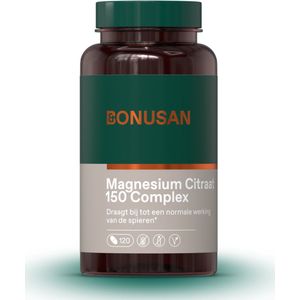 Bonusan Magnesiumcitraat 150mg Plus Tabletten 120st
