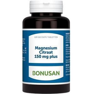 Bonusan Magnesiumcitraat 150mg Plus Tabletten 120st