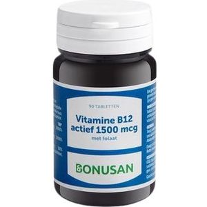 Bonusan Vitamine B12 actief 1500 mcg  180 Tabletten