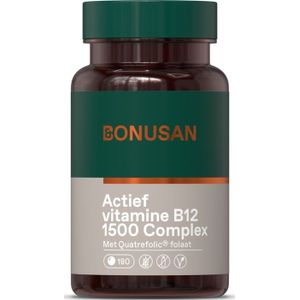 Bonusan - Actief Vitamine B12 - Tabletten - 1500 Mcg - 90 Stuks