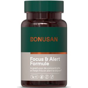 Focus & Alert Formule - Capsules - 40 Stuks - Natuurlijke Ingrediënten