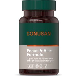 Focus & Alert Formule - Capsules - 40 Stuks - Natuurlijke Ingrediënten