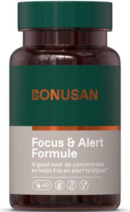 Focus & Alert Formule - Capsules - 40 Stuks - Natuurlijke Ingrediënten