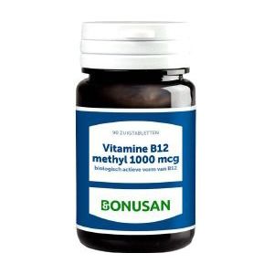 Bonusan Vitamine B12 methyl 1000 mcg 90 zuigtabletten