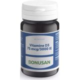 Bonusan Vitamine d3 75 mcg / 3000 ie 60 softgel capsules