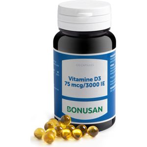 Bonusan Vitamine D3 75mcg/3000ie 120 softgels