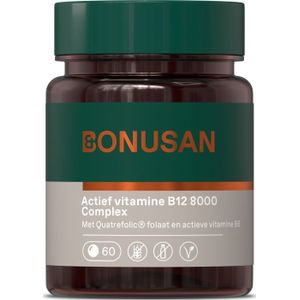Bonusan Vitamine B12 actief 8000 mcg 60 zuigtabletten