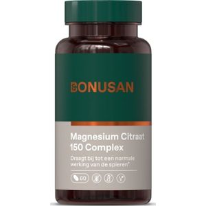 Bonusan Magnesiumcitraat 150 mg plus 60 tabletten