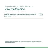 Bonusan - Zink Methionine Capsules - 90 Stuks - 15 mg Elementair Zink