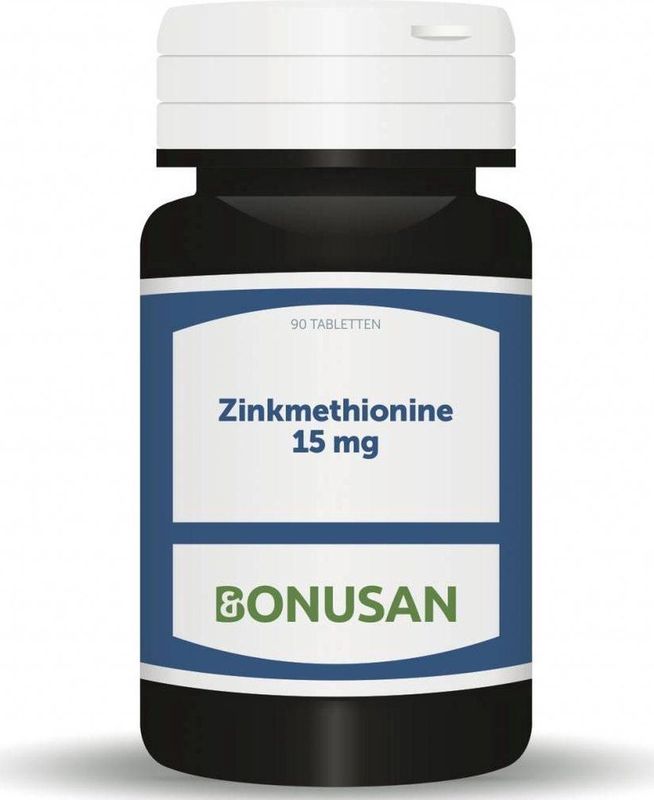 Bonusan - Zink Methionine Capsules - 90 Stuks - 15 mg Elementair Zink