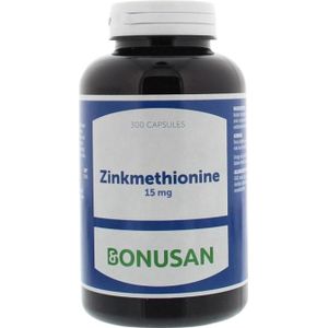 Bonusan Zinkmethionine 15mg  300 Capsules