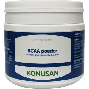 Bonusan - BCAA Poeder - 300g - Natuurlijke Vorm - Vrij van Hulpstoffen