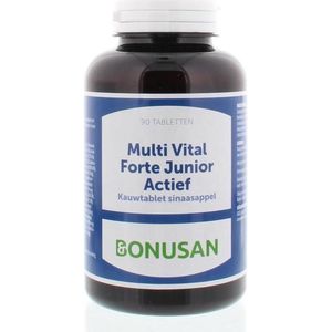 Bonusan Multi vital forte junior actief 90 kauwtabletten