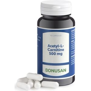 Bonusan Acetyl-l-carnitine 500mg 60 Vegetarische Capsules