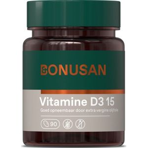 Bonusan Vitamine D3 15 mcg / 600 IE 90 softgels